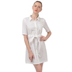 Belted Shirt Dress