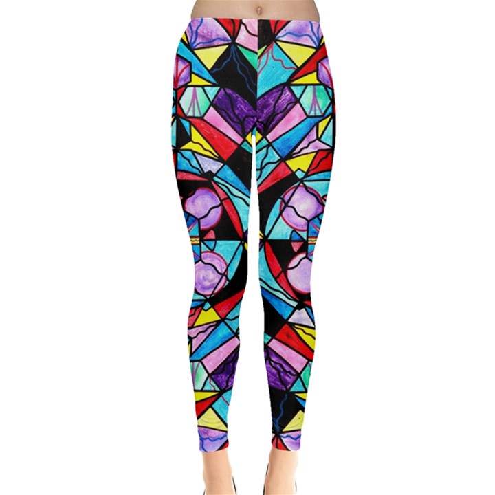 Sacred Geometry Grid - Leggings 