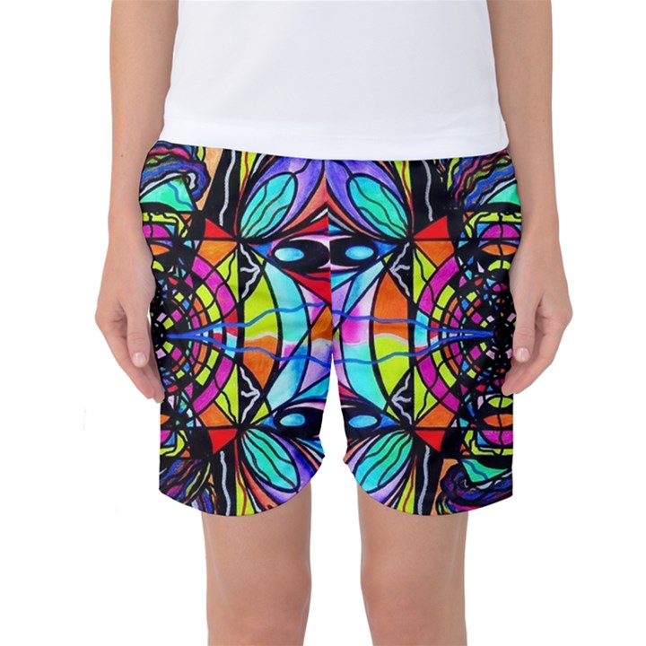 Planetary Vortex - Women s Basketball Shorts