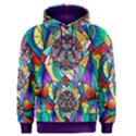 Blue Ray Transcendance Grid - Men s Pullover Hoodie View1