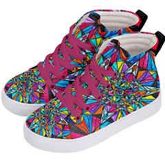 Namaste - Kid s Hi-top Skate Sneakers by tealswan