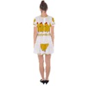 Go Vegan - Cute Chick  Drop Hem Mini Chiffon Dress View2