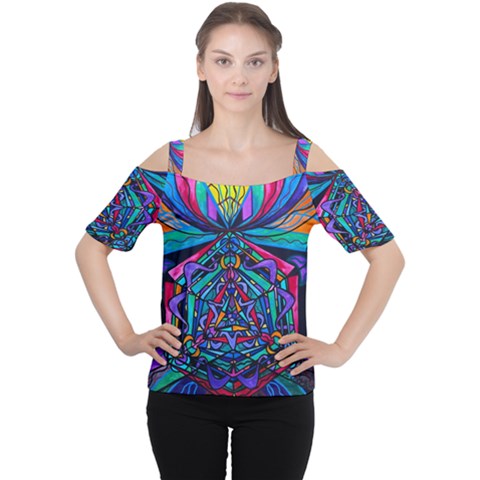 Coherence - Cutout Shoulder Tee by tealswan