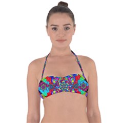 Gratitude - Halter Bandeau Bikini Top by tealswan