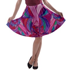 Human Intimacy - A-line Skater Skirt by tealswan