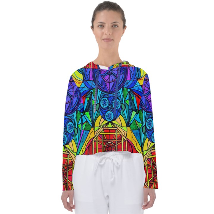 Arcturian Conjunction Grid - Women s Slouchy Sweat