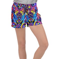 The Time Wielder - Women s Velour Lounge Shorts by tealswan