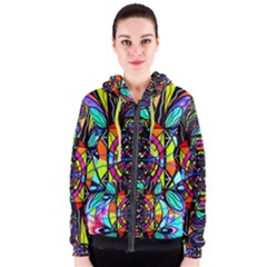 Planetary Vortex - Women s Zipper Hoodie by tealswan