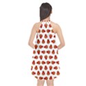 Red Peppers Pattern Halter Neckline Chiffon Dress  View2