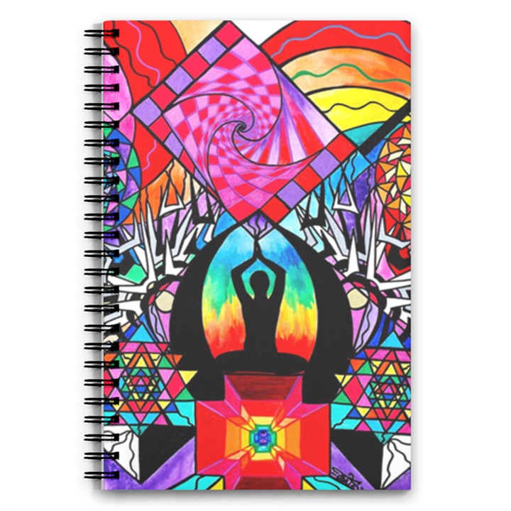 Meditation Aid - 5.5  x 8.5  Notebook New