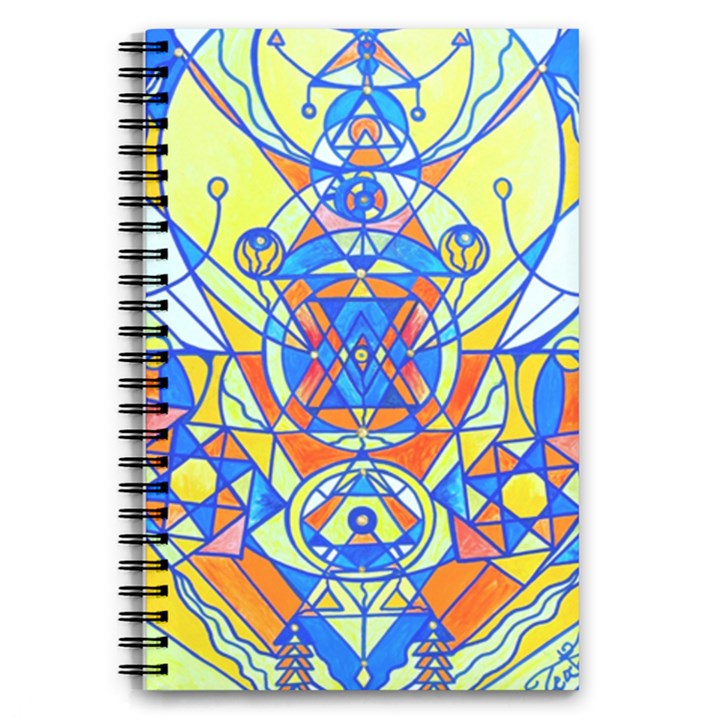 Happiness Pleiadian Lightwork Model - 5.5  x 8.5  Notebook New