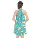 Leaves Dried Halter Neckline Chiffon Dress  View2