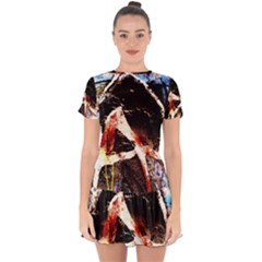 Egg In The Duck 4 Drop Hem Mini Chiffon Dress by bestdesignintheworld
