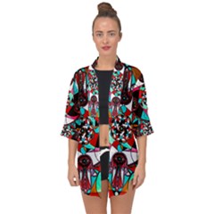 Aura Shield - Open Front Chiffon Kimono by tealswan