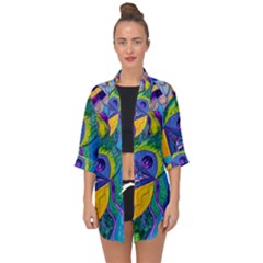 Universal Current - Open Front Chiffon Kimono by tealswan