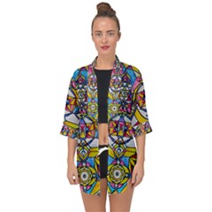 Sanat Kumara - Open Front Chiffon Kimono by tealswan