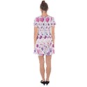 Hearts Love Purple Drop Hem Mini Chiffon Dress View2